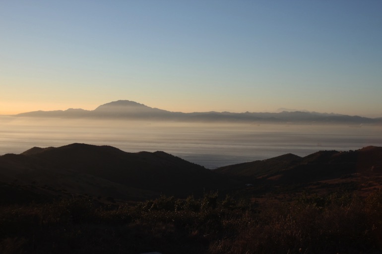 African coast accross the Straits of Gibraltar